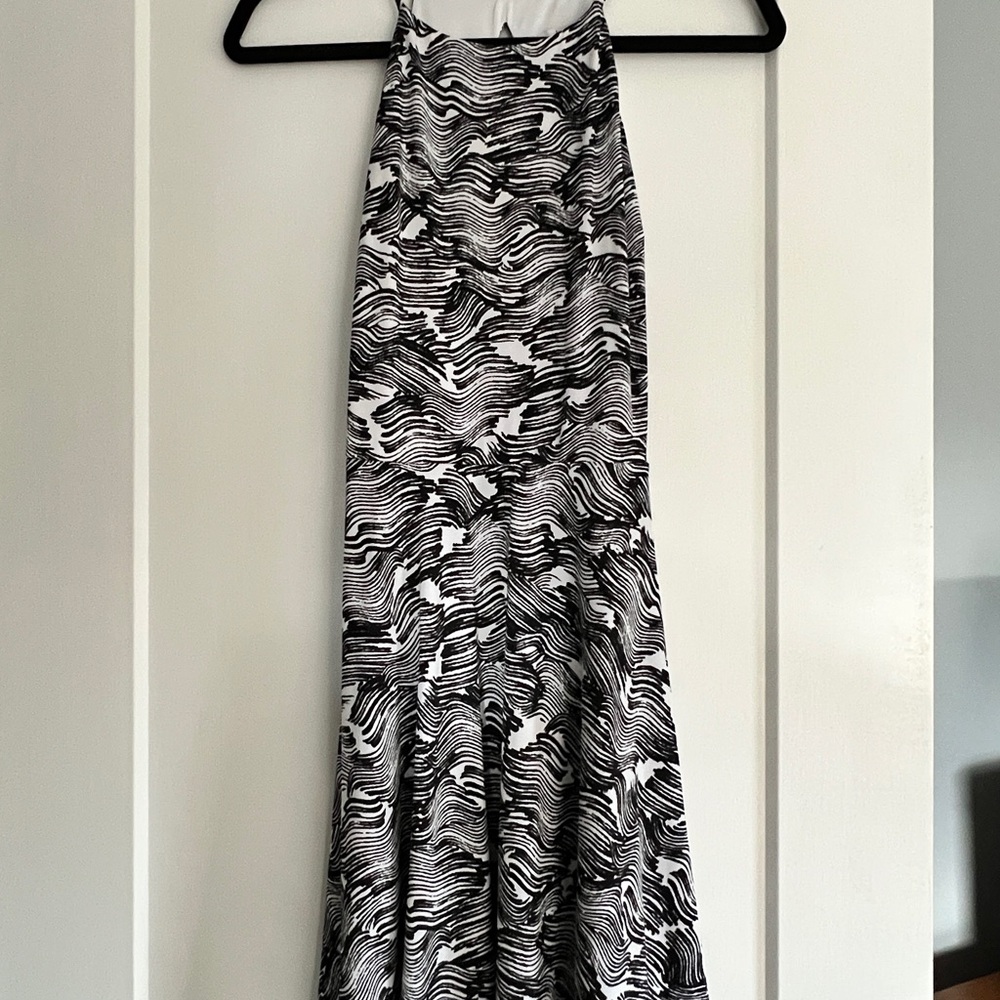 BarIII Barcelona Black and White Wave Dress